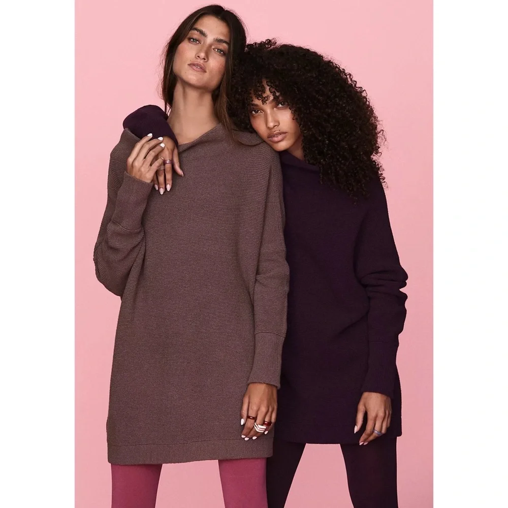 Free People Ottoman Slouchy Tunic Nutmeg M - Picture 15 of 15